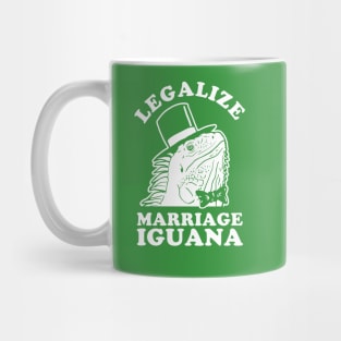 Legalize Marriage Iguana Mug